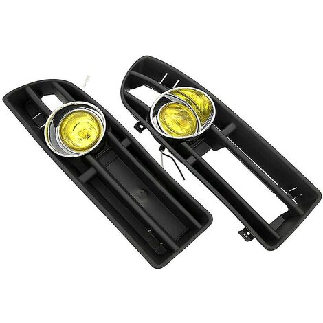Frontstoßstangengrill-Nebelscheinwerfer für Mk4 1998–2004 mit LED-Nebelscheinwerfer, Tagfahrlicht, Gelb