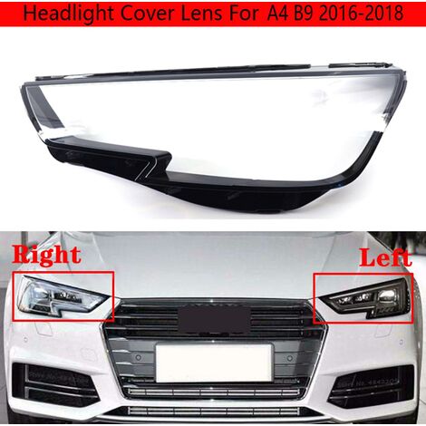 Auto Links Vorne Scheinwerfer Glas Kopf Licht Transparent Lampenschirm  Lampe Shell Scheinwerfer Abdeckung Für A4 B