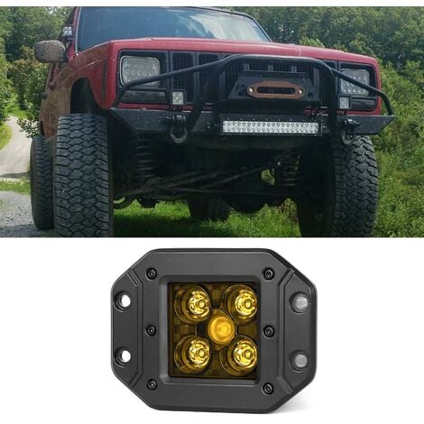 12V Motorrad ATV Quad LED Nebelscheinwerfer Spot Licht tagfahrlicht &  Schalter
