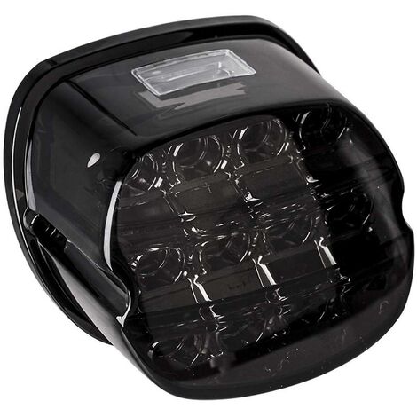 Schwarze hintere Rücklichter, Motorrad-Rücklichter, Bremslauf, für Touring Dyna Road King Glide Street