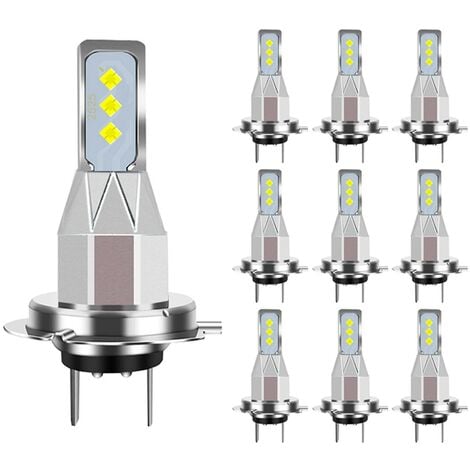 10 Stück H7 LED-Scheinwerfer 20000 lm Mini-CSP-LED-Lampen Cunbus Weiß 6000  K 6