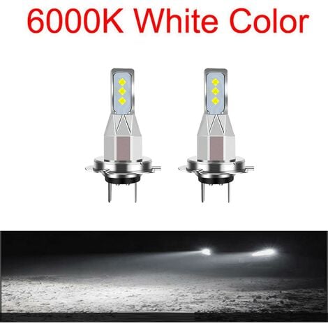 Scheinwerfer-Set, 2 x H7-LED-Scheinwerfer, 6000 K Superweiß, 110 W, 8000  lm, Nebelscheinwerfer-Set
