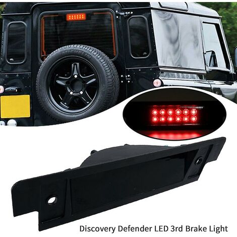 Drittes Bremslicht, passend für 90/110 LED, 3. Bremsleuchte, hochmontiertes  Bremslicht, Xfk100290, Schwarz