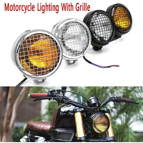 Moto Lighting 1 Paar / 2 Stück Motorrad LED Scheinwerfer 60 W