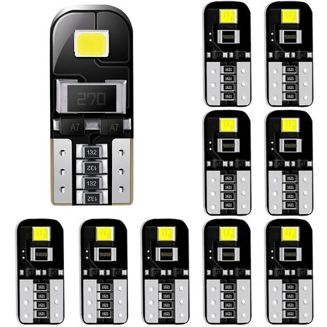 10x W5w T10 2835 Led-lampen Canbus 3030smd 6000k Led Licht Auto Innen Dome Lesen Nummernschild L