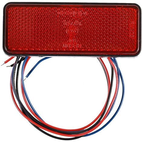 LED-Reflektor, rot, hinten, Heckbremse, Stoppmarkierung, leichter  LKW-Anhänger, SUV, Motorrad