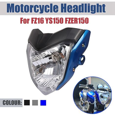 Motorrad Scheinwerfer Kopf Licht Mit Birne Halterung Montage Für Fz16 Ys150  Fzer150 Kopf Lampe Licht B