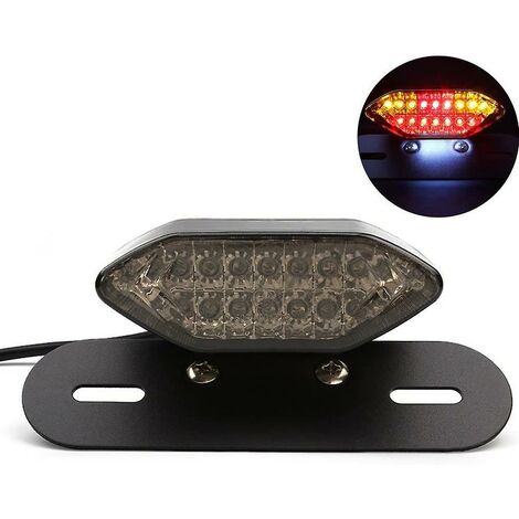 Motorrad Rücklicht LED Universal - Bremslicht Blinker Kennzeichenbeleuchtung