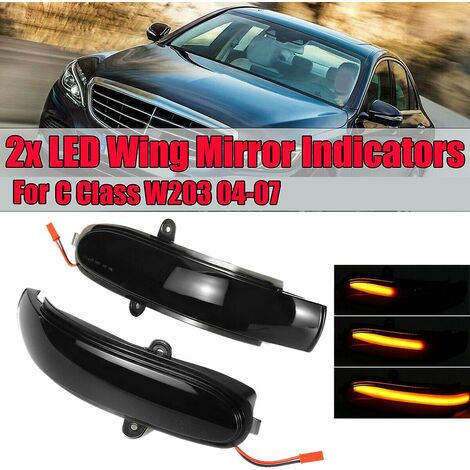 Auto Rückspiegel Blinker Led Licht Dynamische Sequentielle Blinker Für C  W203 T-modell
