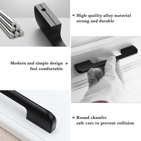 KOKOSIRI Toilettenpapierhalter – Matt Schwarz, Edelstahl, 2er Set