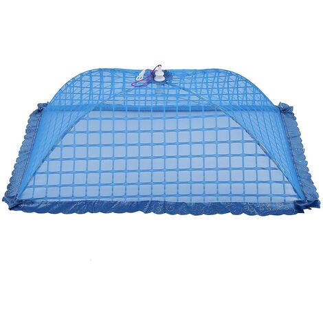 1 Quadratischer Mesh-Bildschirmschirm, Lebensmittelabdeckung, Netzzelte, wiederverwendbar und faltbar, 72 x 51 cm, für Picknick/Grill – K (1/4)