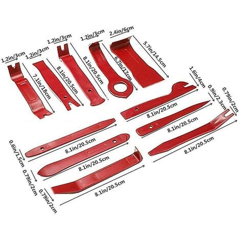 Kfz-Karosserie-Werkzeuge, Karosserie-Werkzeuge,  Zierleisten-Entfernungswerkzeuge, Auto-Werkzeug-Set, Auto-Reparatur-Werkzeug-Set,  Rot