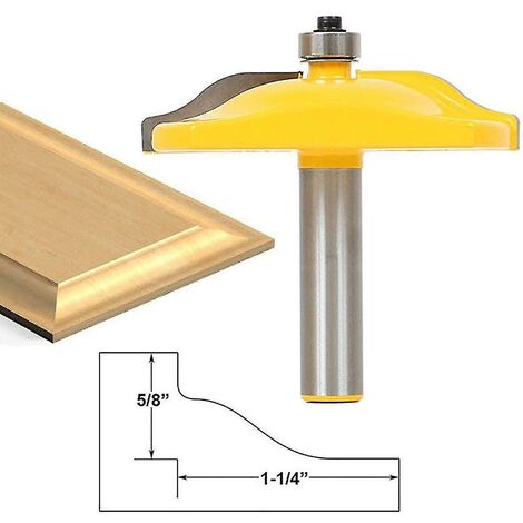 Yonico Gerade Oberfräser – 13/32 Zoll Durchmesser, 1 Zoll Schnitthöhe, 1/4-Zoll-Schaft, Für CNC & Handfräsen