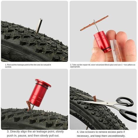 Fahrrad Tubeless Reifen Reparatur Werkzeug Reifen Bohrer Punktion