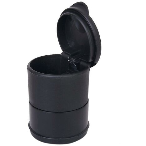 Auto Aschenbecher Ohne Deckel - Geruchsdicht Mit Drehverschluss Für Getränkehalter (Edelstahl 304)