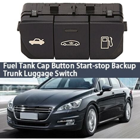 Auto-Tankdeckel-Taste – Stop-Backup-Kofferraum-Gepäckschalter für