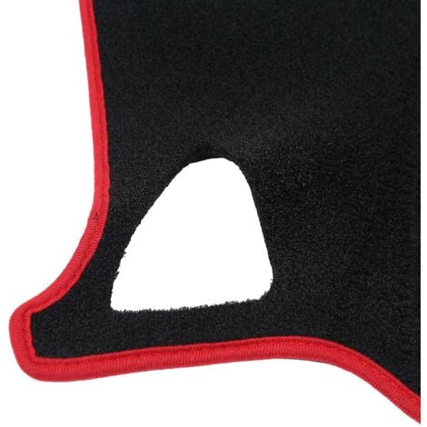Armaturenbrett-Abdeckung für 2010 2011 2012–2016 Dashmat Dash Mat Shade  Cover Teppich Autozubehör (schwarz +