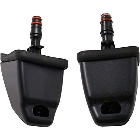 Scheinwerfer-Waschdüsen Abdeckung Für Citroen C4 - Schwarz ABS | Frontscheinwerfer Reinigung