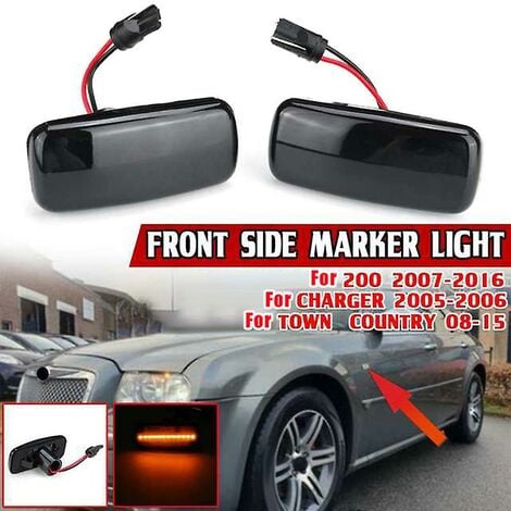 F R C Sebring Caliber Nitro Kompass Auto Led Seite Marker Licht Blinker Licht Schwarz