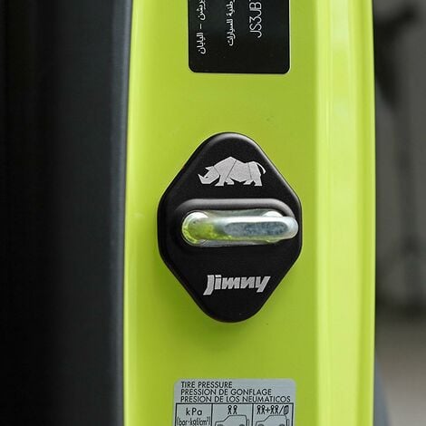 Für Jimny Türschlossabdeckung, Autotürschloss-Schutzabdeckung für Jimny  2019 2020 2021 Zubehör (schwarz).