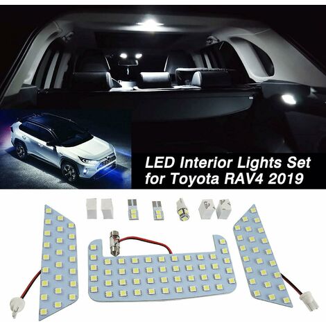 Auto-weißes LED-Innenraum-Upgrade-Licht-Lampen-Birnen-Set für 2019