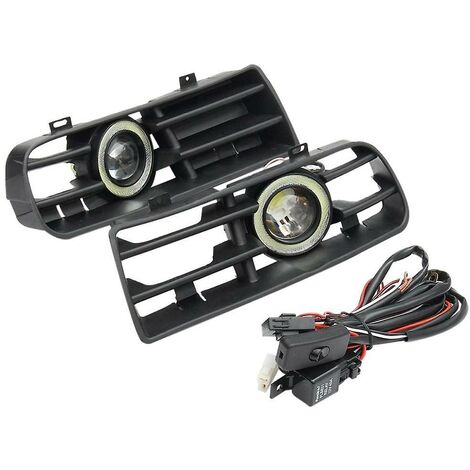 1set Auto Led Nebel Licht Kühlergrill Unten Mit Led Drl Lampe Für Golf Mk4 1998-2004