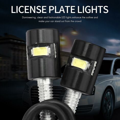2 Stück LED Kennzeichenbeleuchtung, Ersatz für Ford Fiesta, Focus, S-MAX, C- MAX, Mondeo, Kuga, Galaxy, Jaguar XJ : : Auto & Motorrad