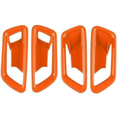 4 stücke Auto Innen Griff Rahmen Schüssel Abdeckung Für 2022 2023 Innere  Tür Abdeckung Dekorative Orange Aufkleber