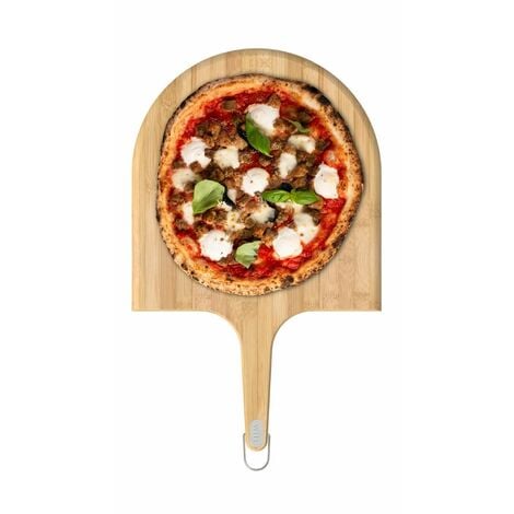 1 Pc Pizza Peel Pelle Ronde Transfert Plateau En Acier Inoxydable