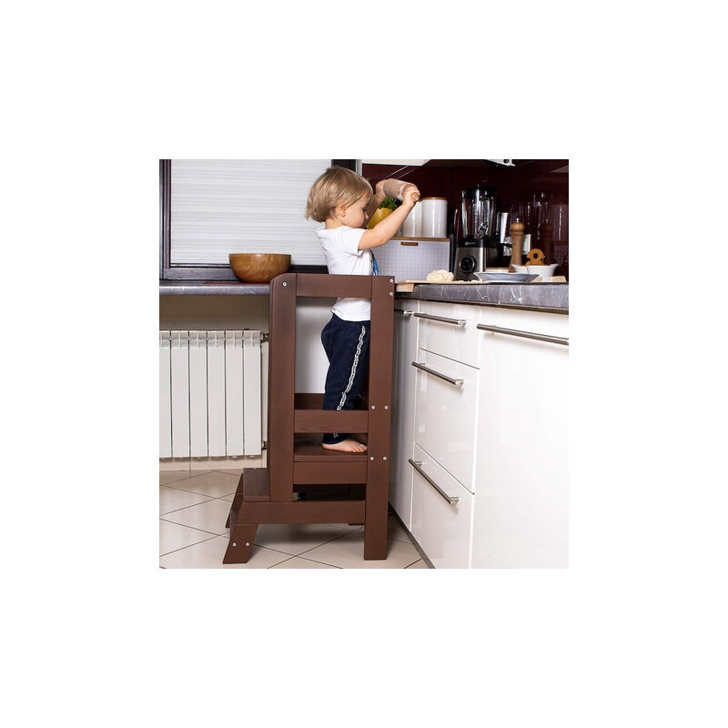 SPRINGOS Aiuto cucina per bambini 90x39x52 cm Torre di