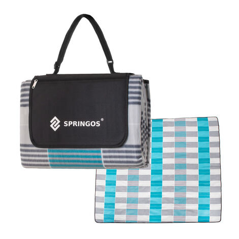 Coperta Da Picnic Portatile Mini - Tappetino Impermeabile Per Spiaggia, Campeggio, Trekking - Foto 6