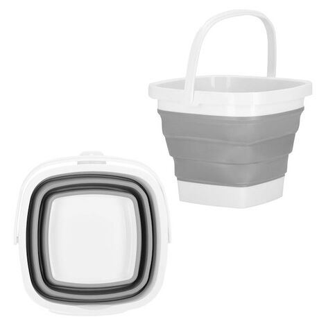 Secchio Pieghevole HOUSON 3L - In Silicone Per Pulizia, Campeggio, Pesca, Leggero E Portatile - Foto 6