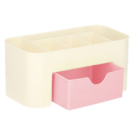 Organizzatore per cosmetici con cassetto, astuccio per gioielli cremisi,  rosa.