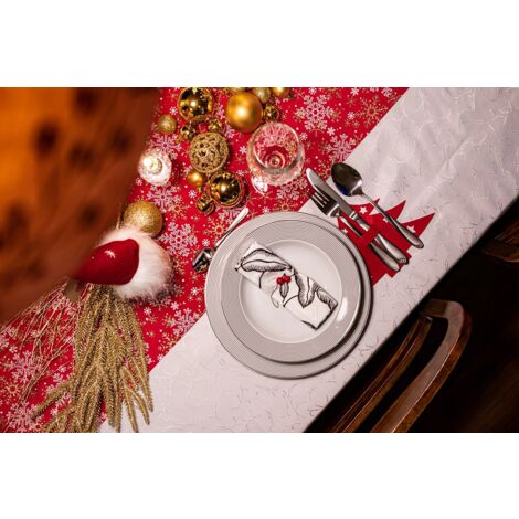 GXGM 12 Pezzi Portaposate In Feltro Di Natale,Tasca Per Le Posate Albero Di Natale Decorazione,Coltelli Forchette Cucchiai Stoviglie Per La Tavola Delle Feste Decor Natalizia