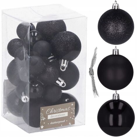 Palline Di Natale AC Milan – Set Di 4, Vetro E Metallo, Decorazioni Ufficiali Per Albero
