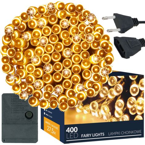 Luci Per Albero Di Natale 400 LED, 16 Fili Da 2m - Ghirlanda Circolare, 8 Modalità, Impermeabili IP44 Per Interno/Esterno