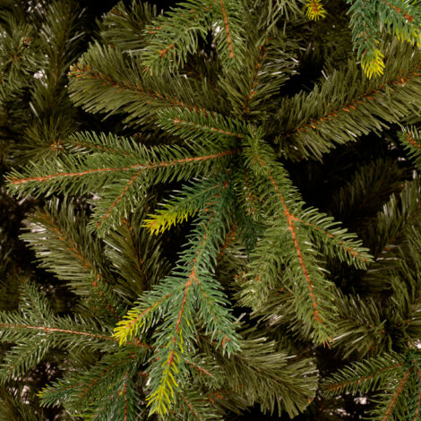 Springos Albero Di Natale Artificiale 220 Cm: Abete In PVC, Con Base In Metallo, Rami Modellabili, Verde Naturale - 6