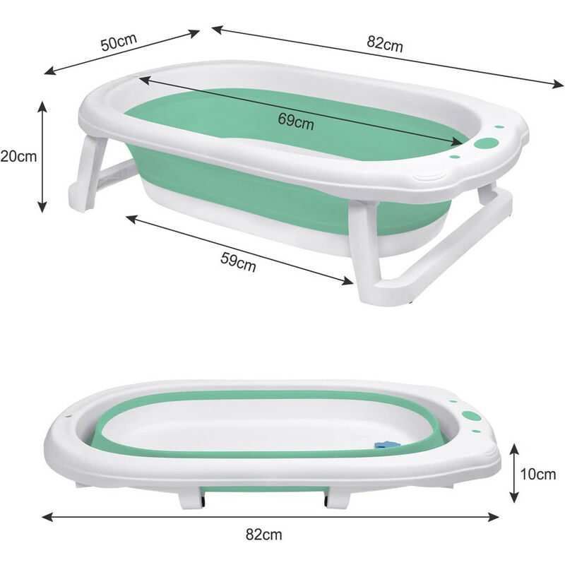 Baignoire ergonomique avec pied (Chocolat)