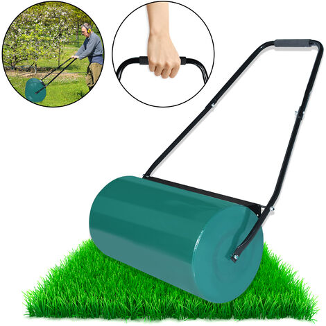 Rouleau à Gazon Manuel 57 Cm – Capacité 46 L – Vert – Jardin & Pelouse Parfaite