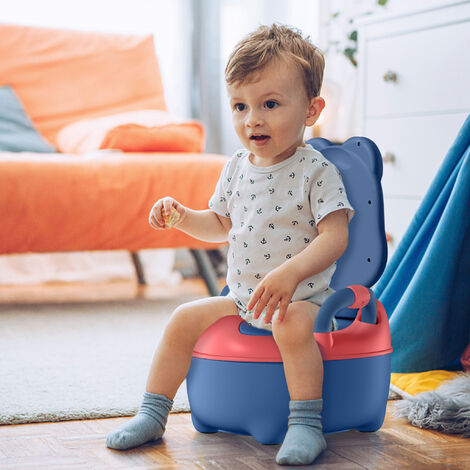 Siège De Toilette Pliable Portable Pour Enfants 12-36 Mois - Pot Voyage Antidérapant Rose