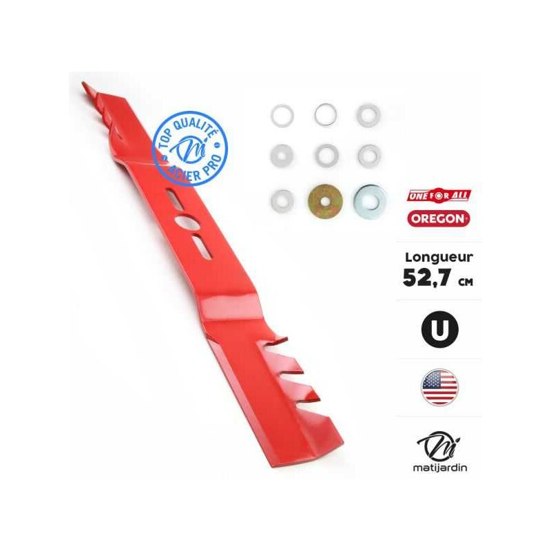 Équilibreur De Lame De Tondeuse - Remplacement Pour Référence 339075B / 42-047 - Magnétique, En Métal Rouge