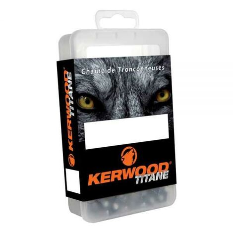 Chaîne tronçonneuse en titane Kerwood 72 maillons .325" 1,3mm (1/4)