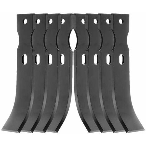 Outils de fraises universels reversibles type bineur 210 mm 4 paires (1/5)