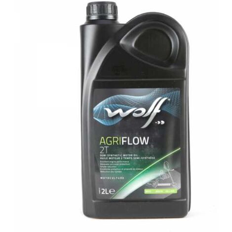 Huile moteur 2 temps Agriflow Wolf 2 litres (1/3)
