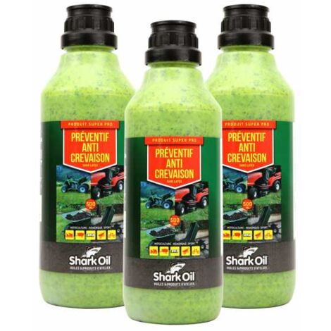 Préventif anti crevaison Shark Oil OKO super pro 500 ml par 3