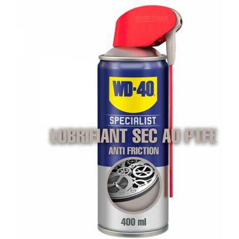 Dégrippant WD40 Specialist Lubrifiant sec. 400 ml. Nettoyant, lubrifiant. Protège humidité corrosion