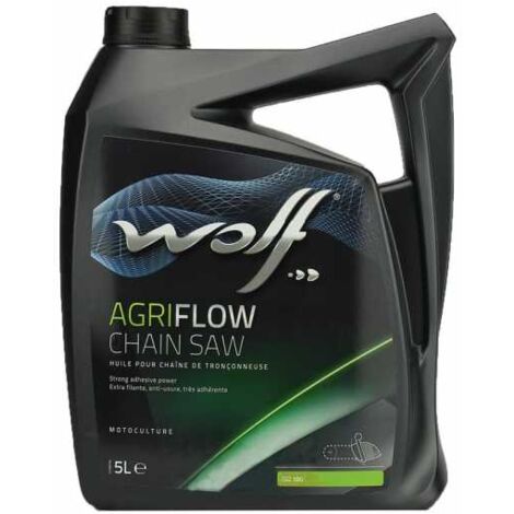 Huile de chaîne Wolf pour tronçonneuse. Bidon de 5L (1/2)