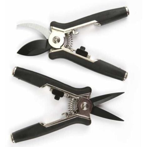 Spear & Jackson CUTTINGSET7 Set De Sécateurs à Lames Courbes, Couteau Et étui