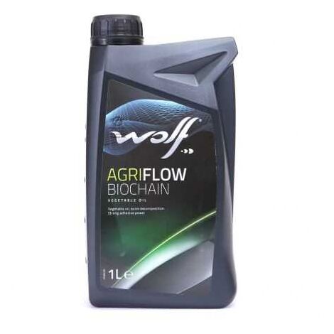 Huile de chaîne biodégradable agriflow pour tronçonneuse. Bidon de 1L (1/3)