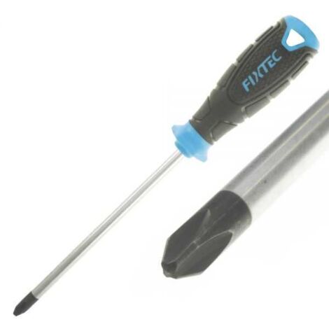 Tournevis cruciforme PH2 - 100 mm - Fixtec (1/4)